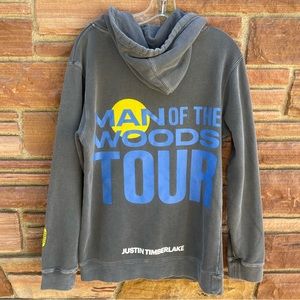 Justin Timberlake Hoodie S Man Of The Woods Tour Album Memphis Gray Sweatshirt